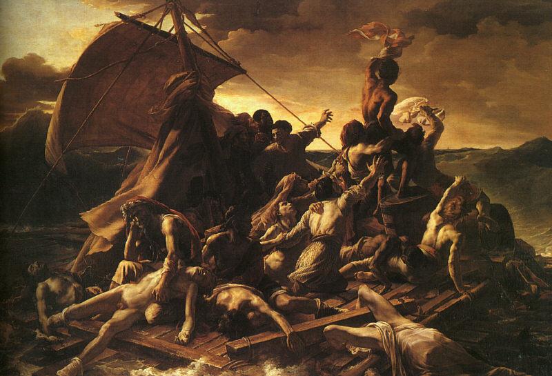  Theodore   Gericault The Raft of the Medusa Sweden oil painting art